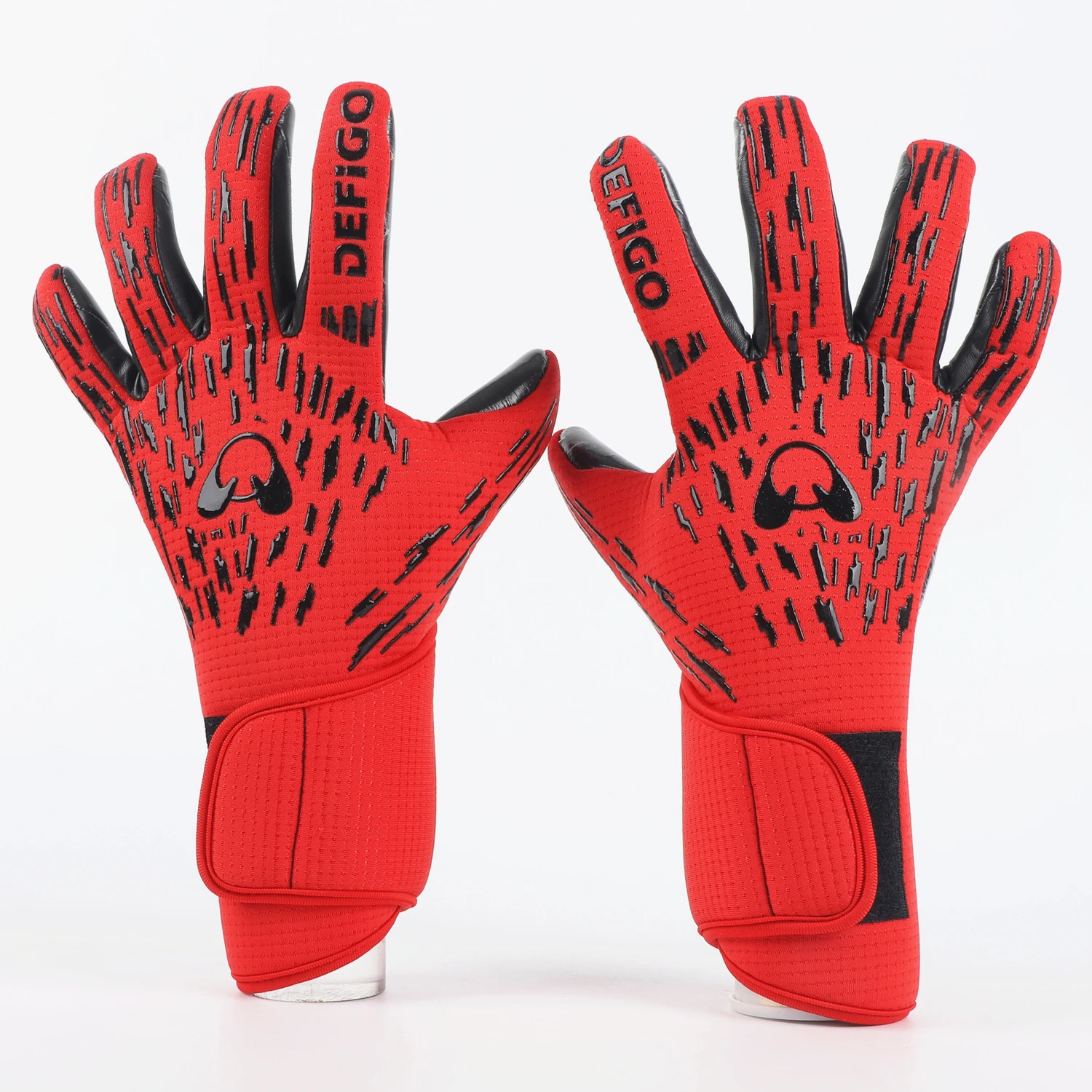 Mens Boys Thicken Latex Goalkeeper Gloves Soccer Football Professional Match Games Training Goal Keeper Anti-slip Goalie Gloves 251129