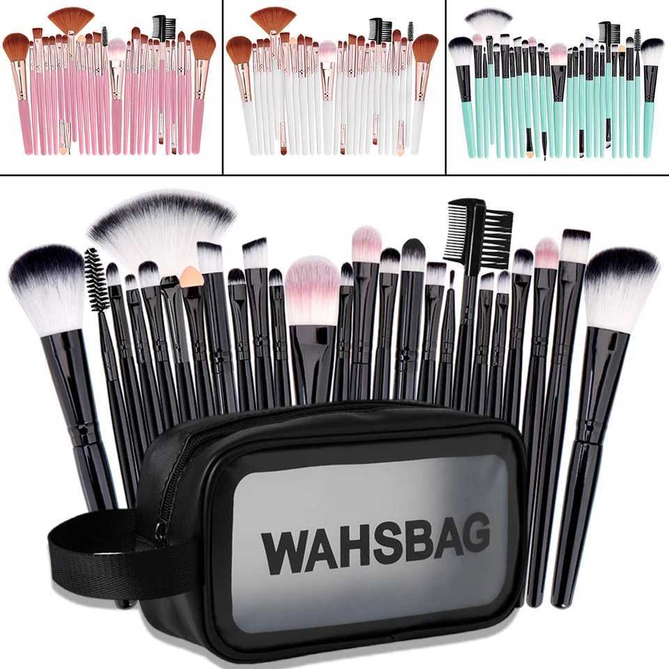 25-Piece Professional Makeup Brush Set with Portable Makeup Bag Full Face Tools for Beginners and ProfessionalsT251205