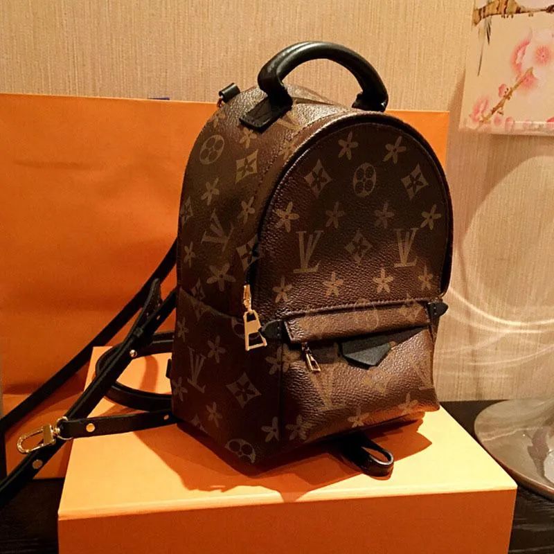 Luxury Designers School Bags Children Mini Size Backpacks High Quality Leather Letters Women Shoulder CrossBody Messenger Bag Lady Flowers Travel Handbag