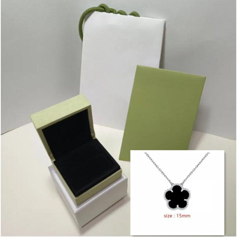 Classic clover designer necklace luxury four leaf necklaces women mother of pearl diamond pendant chain plated gold choker necklaces designer jewelry