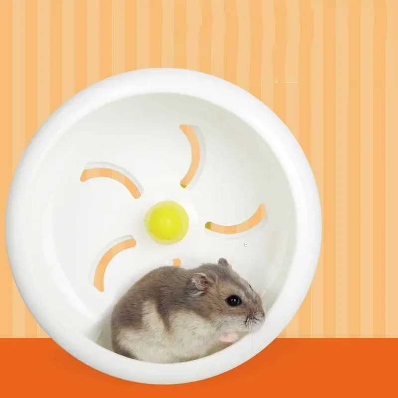 Hamster Wheel Silent Small Pet Exercise Wheel Plastic Running Disc Toy for Hamster Cage Small Pet Sports Wheel Pet Accessories M251205