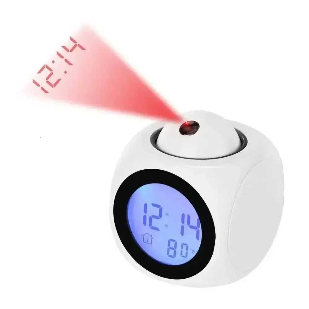 Projection Alarm Clock Ceiling Display Snooze Desk Table Clock Voice Multifunction Digital Projection Clock Temperature Displ M251205 - view 5
