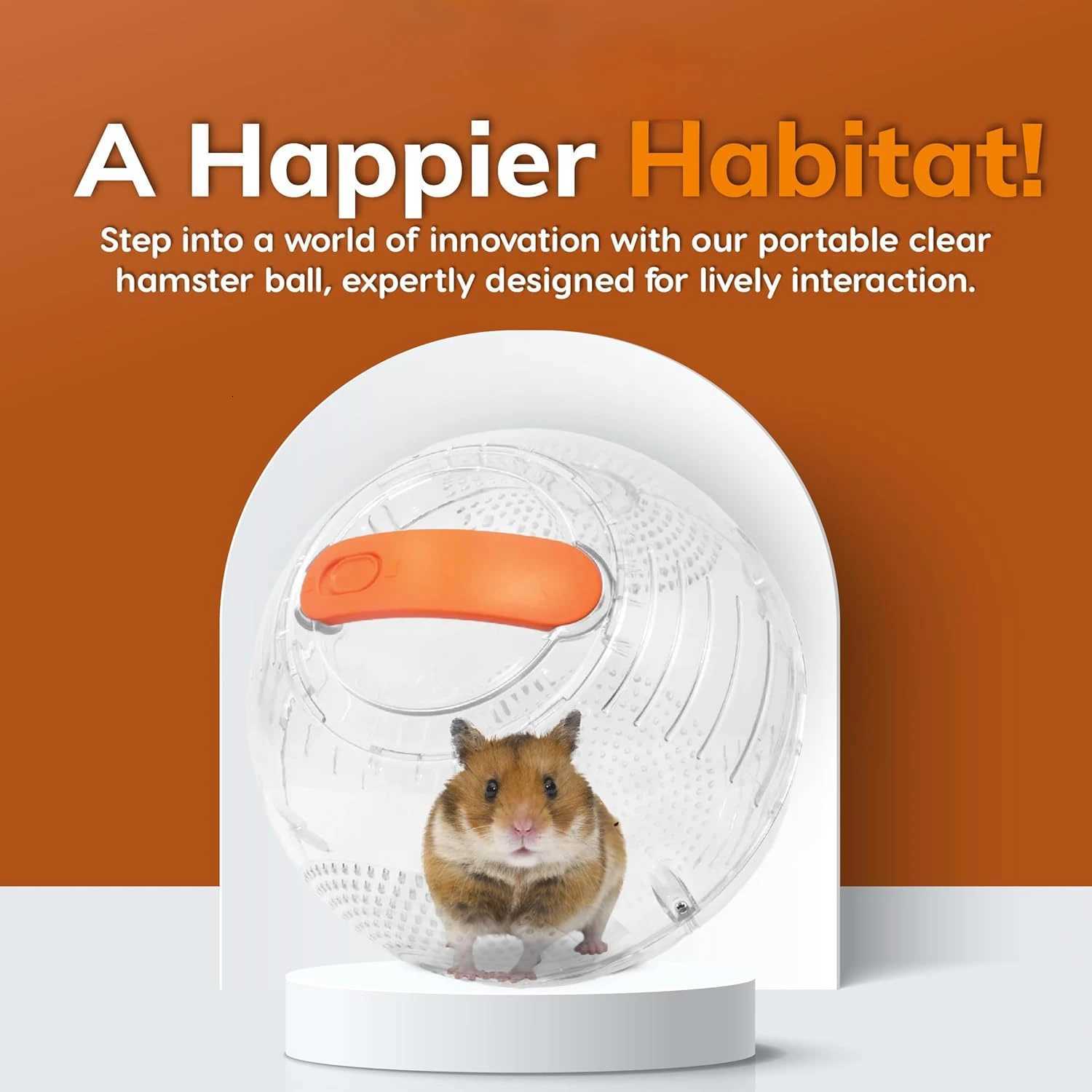 Hamster Ball - Unique Dwarf Small Animal Exercise Ball - Safe Breathable Pet Care M251205