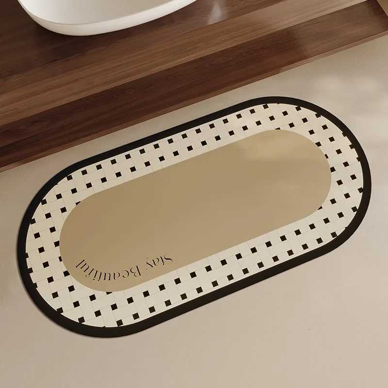 VIKAMA 3Pcs Bathroom Toilet Floor Mat Entry Door Bathroom Anti-Slip Absorbent Carpet Three-Piece Set Home Decoration H251205