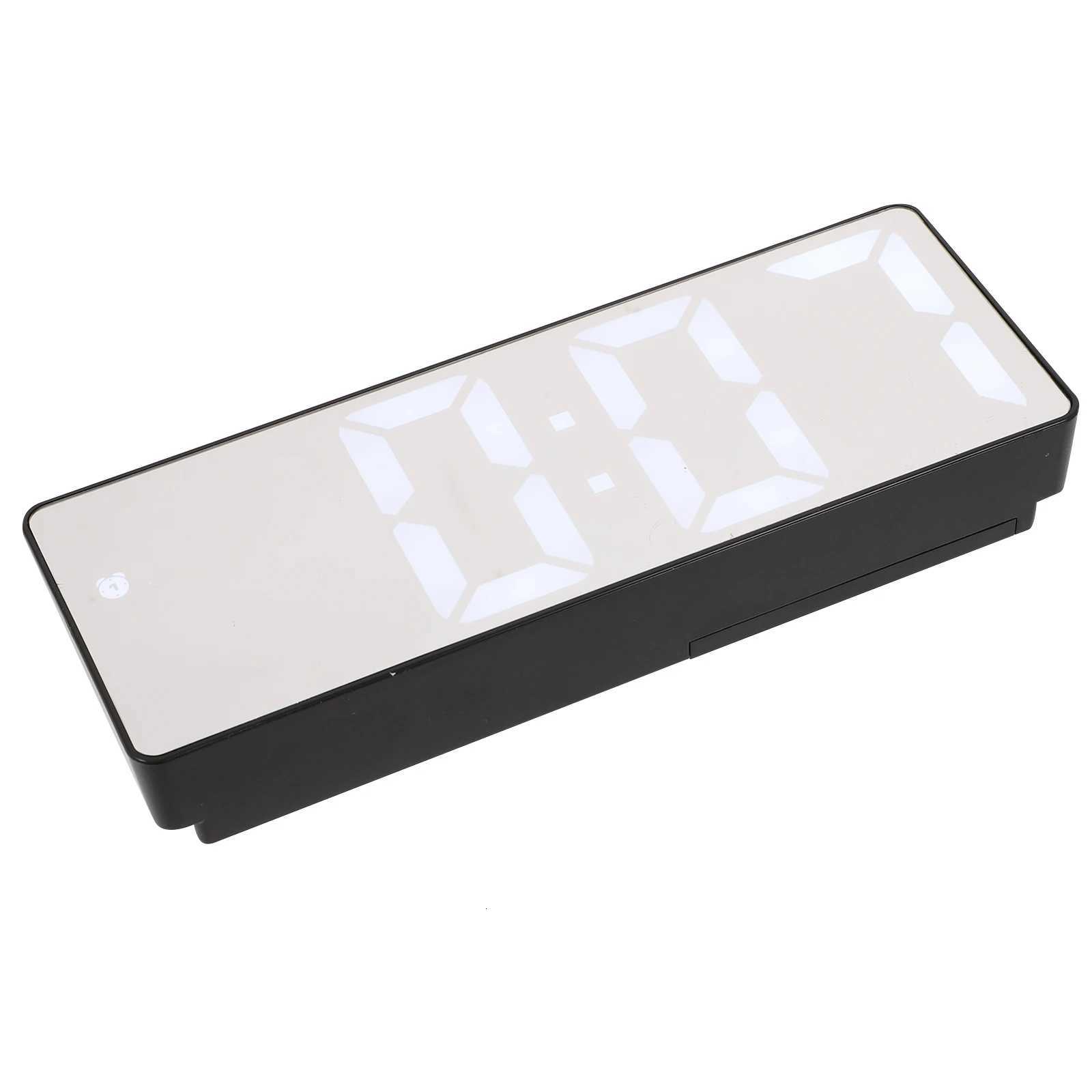 Digital Large Display Led Mirror Clock Adjustable Brightness Usb Operated Desk Alarm Clock For Bedroom Office M251205 - view 3
