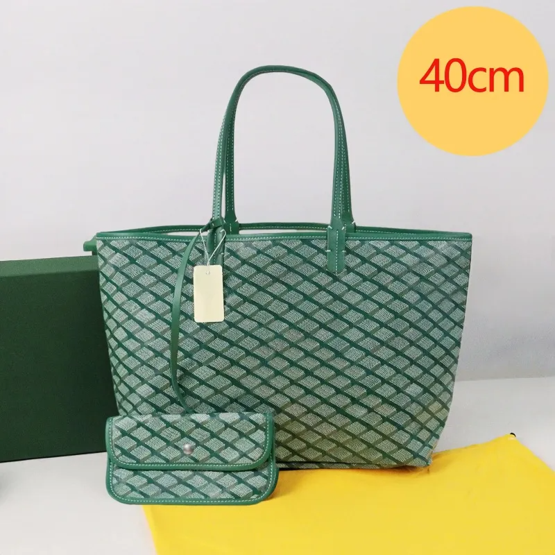 Fashion double-sided tote bag designer handbags canvas tote for women dames tas green travel bag small designer beach bag Linen shoulder Tote bag 3 size
