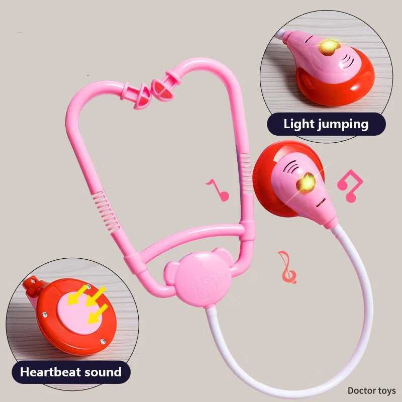 Doctor Set For Kids Pretend Play Girls Role-playing Games Hospital Accessorie Medical Kit Nurse Tools Bag Toys For Children Gift Y251205