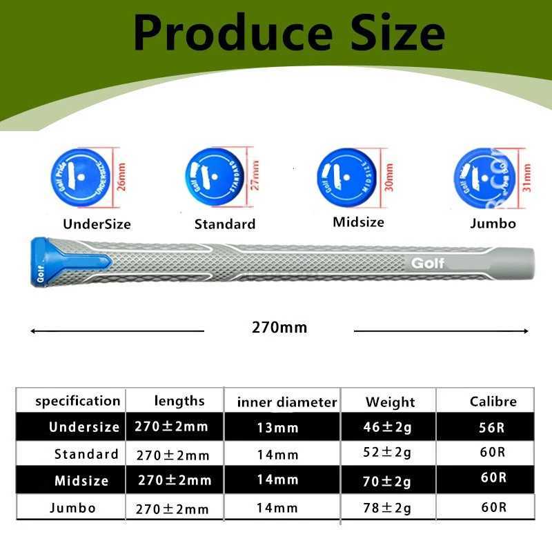 10Pcs/lot Golf Club Grips Undersize Standard Midsize Jumbo High-Quality Rubber Grip Non-slip Grip for Driver Wood and Irons Y251205