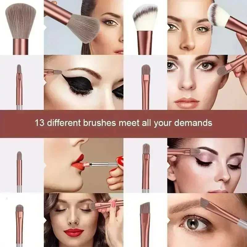 Professional Makeup Brush Set - Soft Fluffy Kabuki Blending Brushes for Foundation Powder Eyeshadow Beauty Tools KitT251205