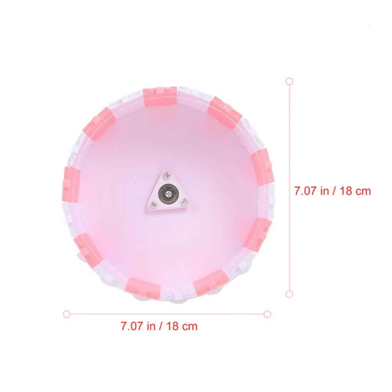 1Set Running Disc 709inch Plastic Hamster Exercise Wheel Quiet Flying Saucer Hamster Wheel Hamster Ball for Mice Pet Supplies M251205