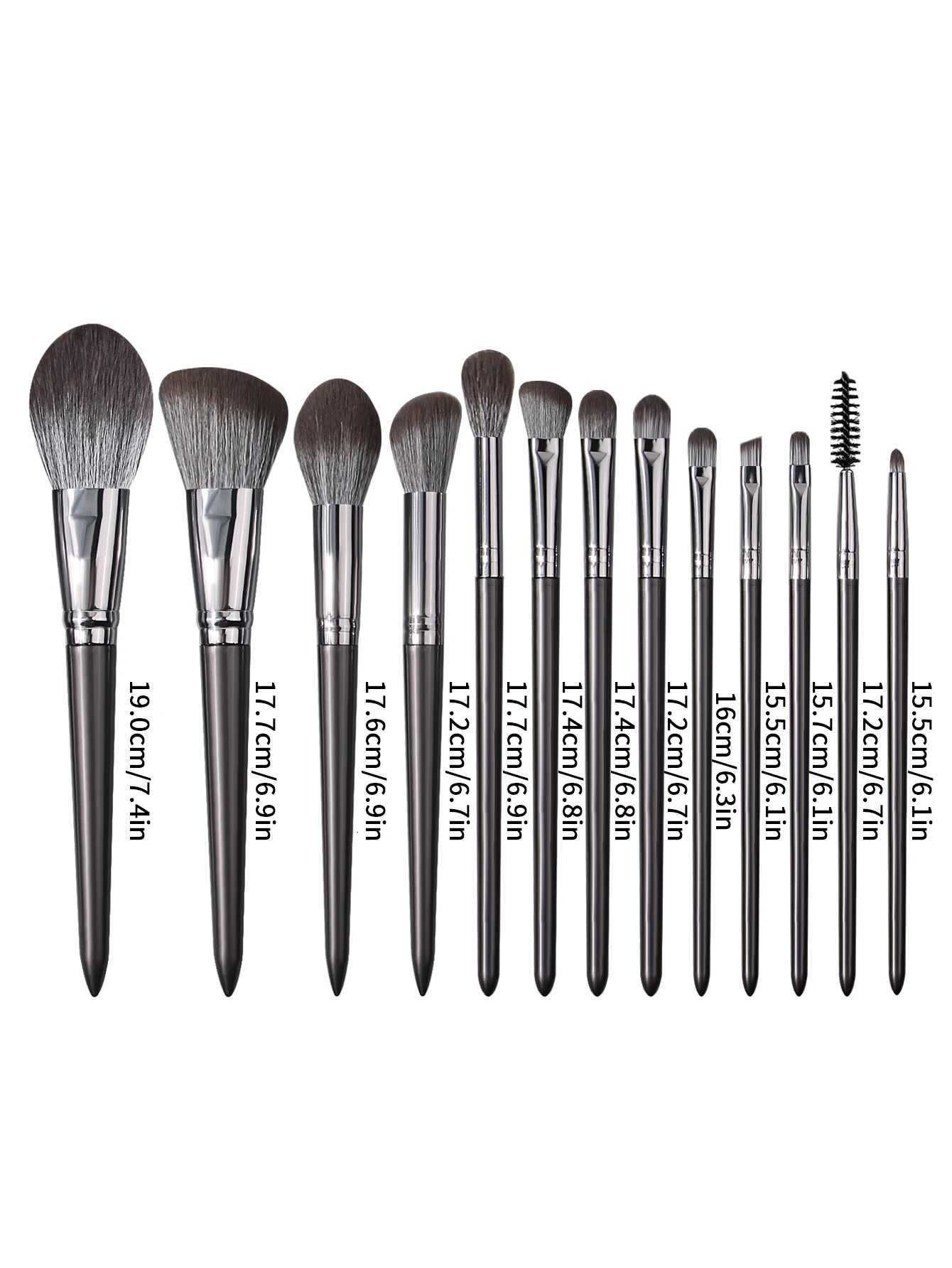 13pcs professional makeup brush set Loose powder blush brush eyeshadow brush eyelash brush lip brush complete makeup toolsT251205