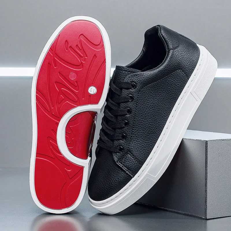 New Fashionable Personalized Mens Casual Board Shoes Versatile Flat White Shoes Mens Flat Shoes W251205