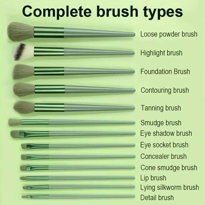 8/13/28Pcs Makeup Brushes Sets Professiona Cosmetic Foundation Powder Eyeshadow Kabuki Blending Make Up Brush Makeup Beauty ToolT251205