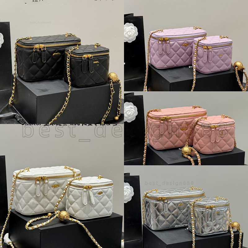 Cases Designer bag Evening Womens Vanity Box Cosmetic Bags Top Totes woc Quilted Matelasse Chain Crossbody Bag Shoulder Handbag cc Caid Lipstick Holder Purse Mini