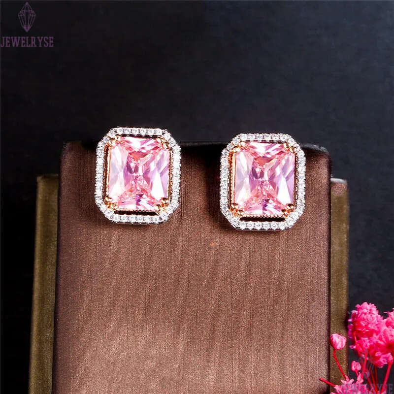 Exquisite Feather Charm earring designer for woman jewelry Wedding South American White AAA Cubic Zirconia Copper 18k Gold Silver Plated Earrings For 