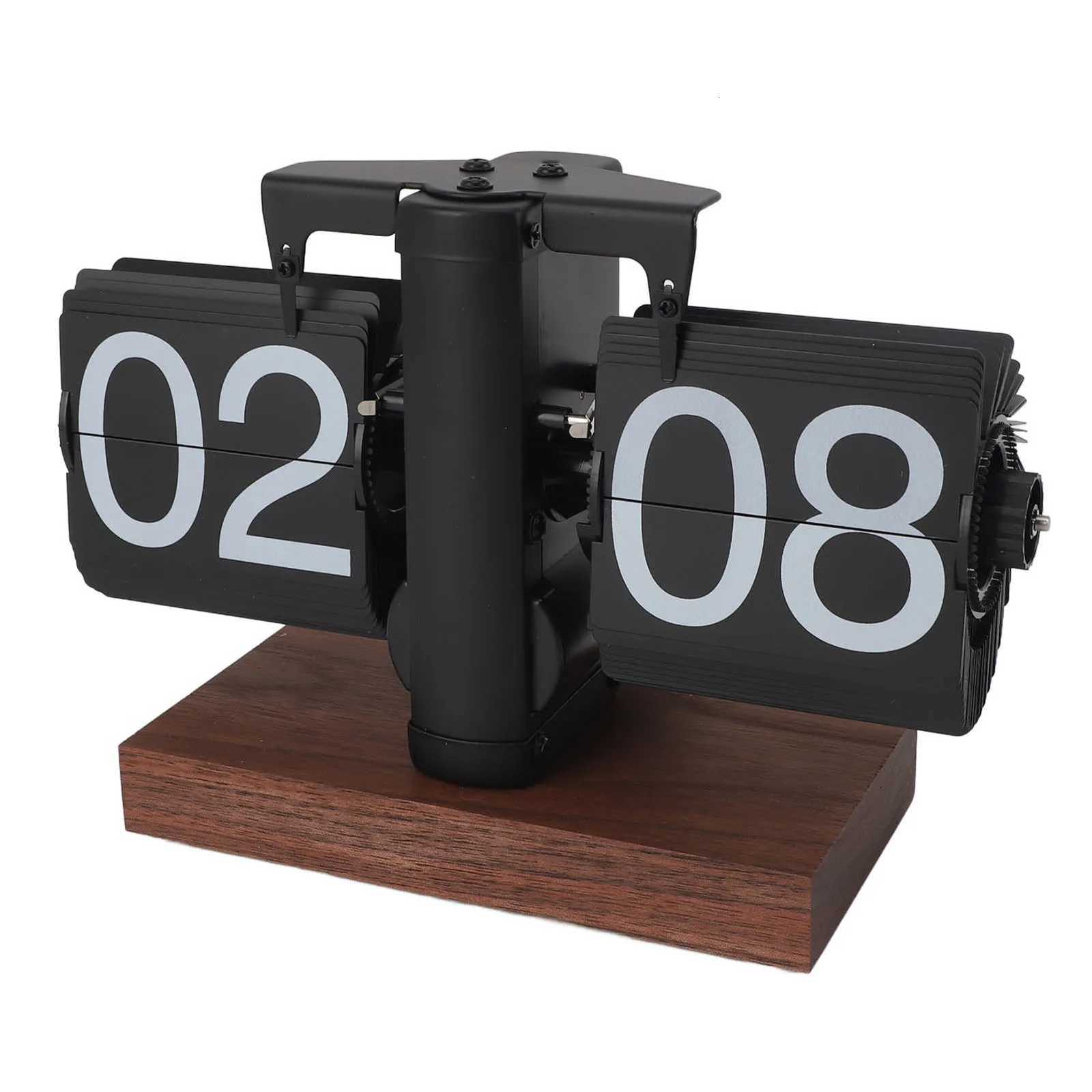 Auto Desk Clock Desk Clock Vintage Rotary Knob Adjustable Anti Slip Base Large Numbers 24 Hours for Living Room M251205 - view 6