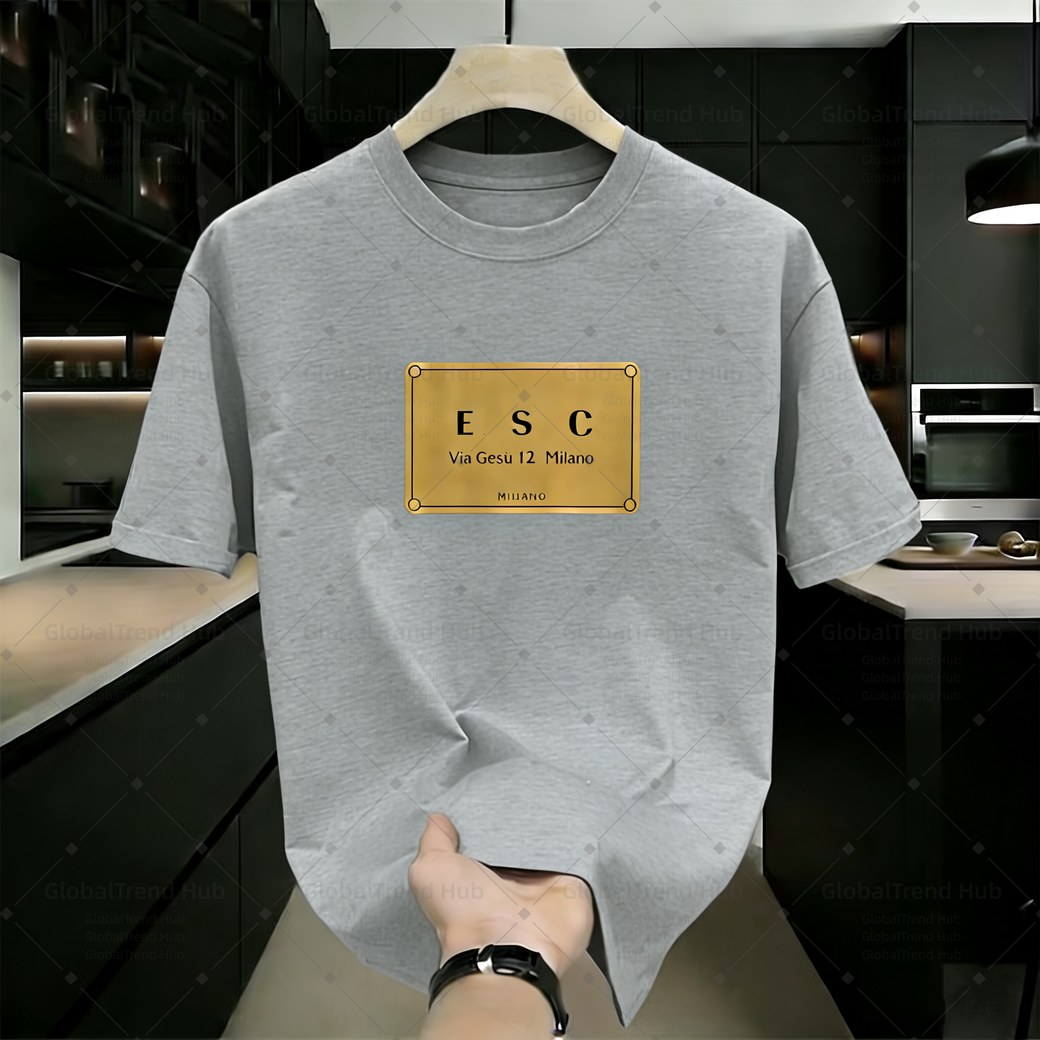 mens designer shirt polo Unisex Cotton T Shirts Print Short Sleeve Tees Summer Vacation Travel Casual Loose Tops for Men Women Beach Resort (Multiple Colors & Sizes)