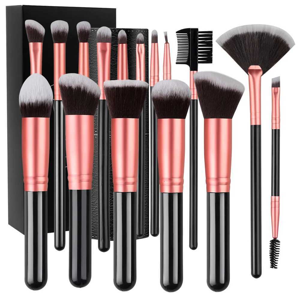 Professional 14/16PCS Makeup Brushes Set Soft Fluffy Eye Shadow Foundation Blush Powder Concealers Female Cosmetics Beauty ToolsT251205