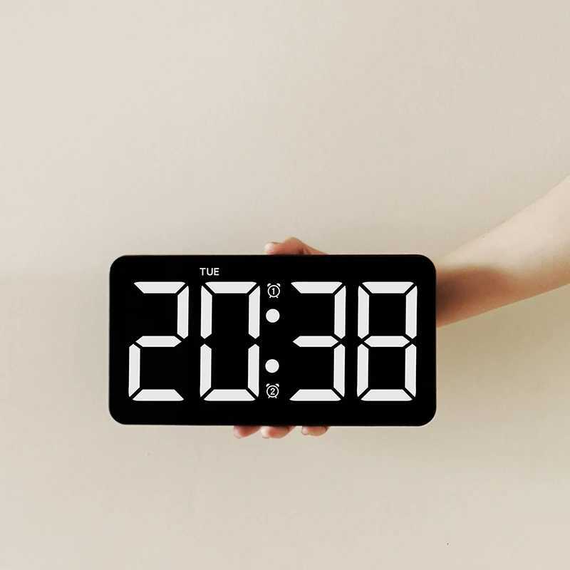 LED Alarm Clock Digital Wall Clock Super-size 108 Electronic Desk Clock Time Week Display Bedroom Home Decoration NIDITON M251205 - view 7
