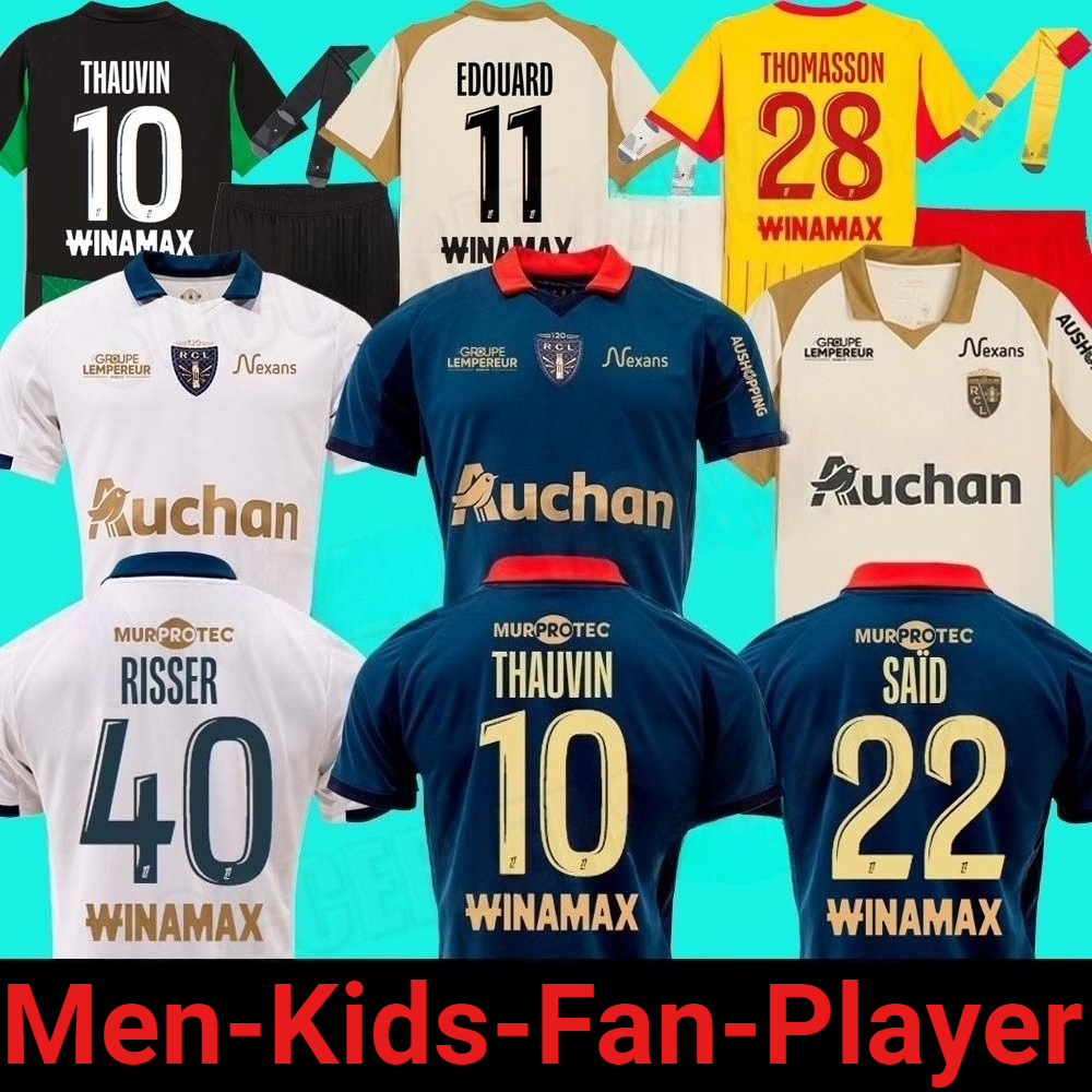 Maillot RC Lens 25 26 Soccer Jerseys Home Away Saint-Barbe Special EL AYNAOUI KAKUTA FULGINI DIOUF SPIERINGS GANAGO SOTOCA WAHI Football Shirt 2025
