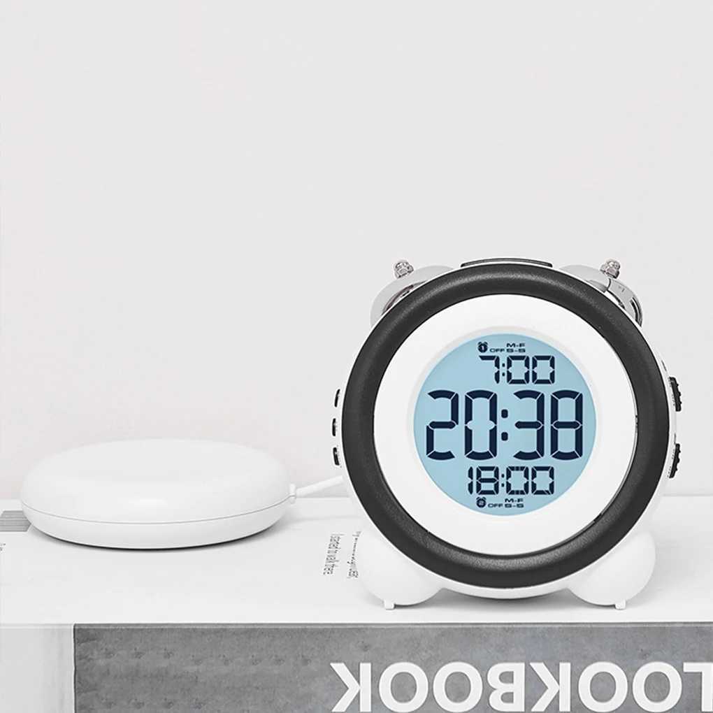 Super Loud Vibration Digital Alarm Clock with Vibrator Multi-Functional Dual Alarm Clock for Heavy Sleeper Deaf Hard of Hearing M251205 - view 5