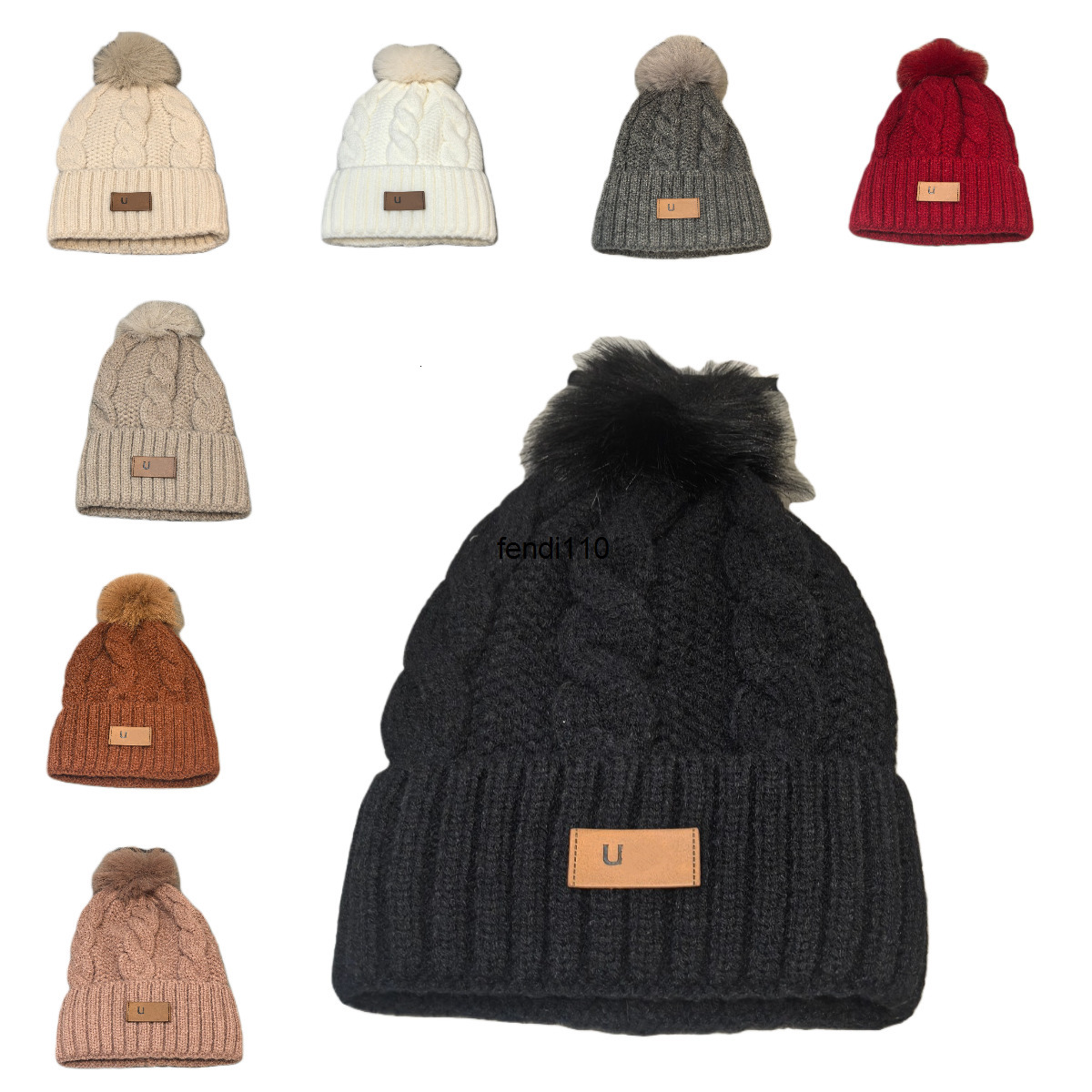 Beanie/Skull Caps black beanie designer beanie with ball bonnet luxury beanie designer hat bucket hat winter beanies ball beanies wool bonnet warm skull caps beanies