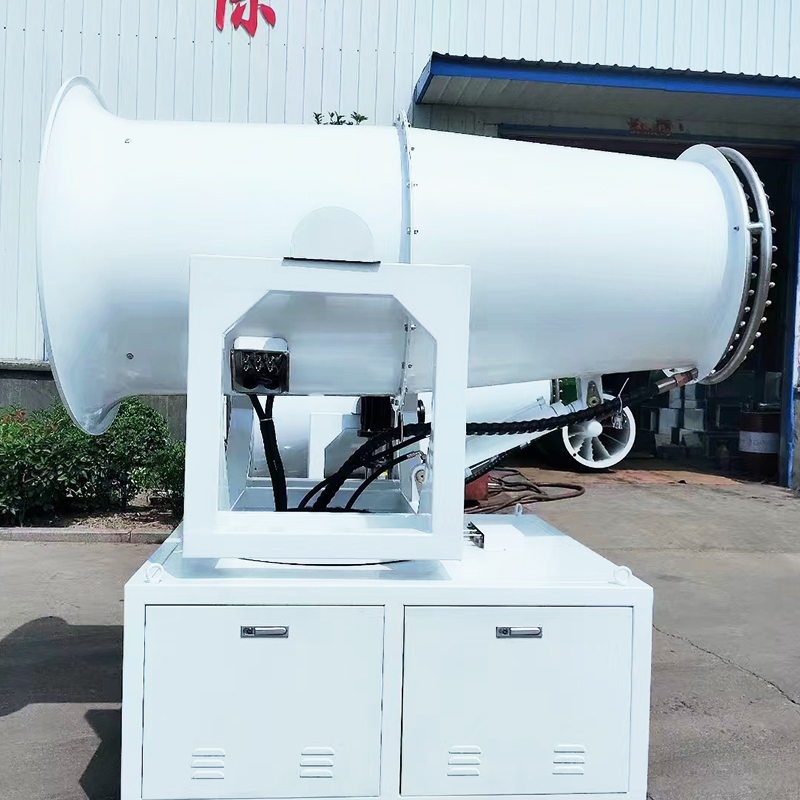 Versatile Fog Cannon Sprayer Wheels | Customizable Track & Ground Clearance for Various Job Sites