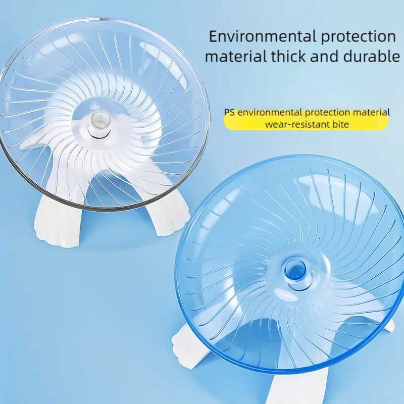 Small Pet Silent Running Practice Wheel for Hamster Mouse Hedgehog Parrot Quiet Safe Choice for Small Animals M251205