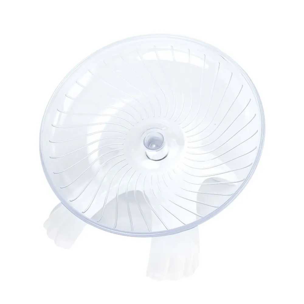 Acrylic Hamster Running Wheel Anti-slip Silent Spinner Pet Exercise Tool Steel Axle Extra Large Cage Running Wheel Pet Cage Use M251205
