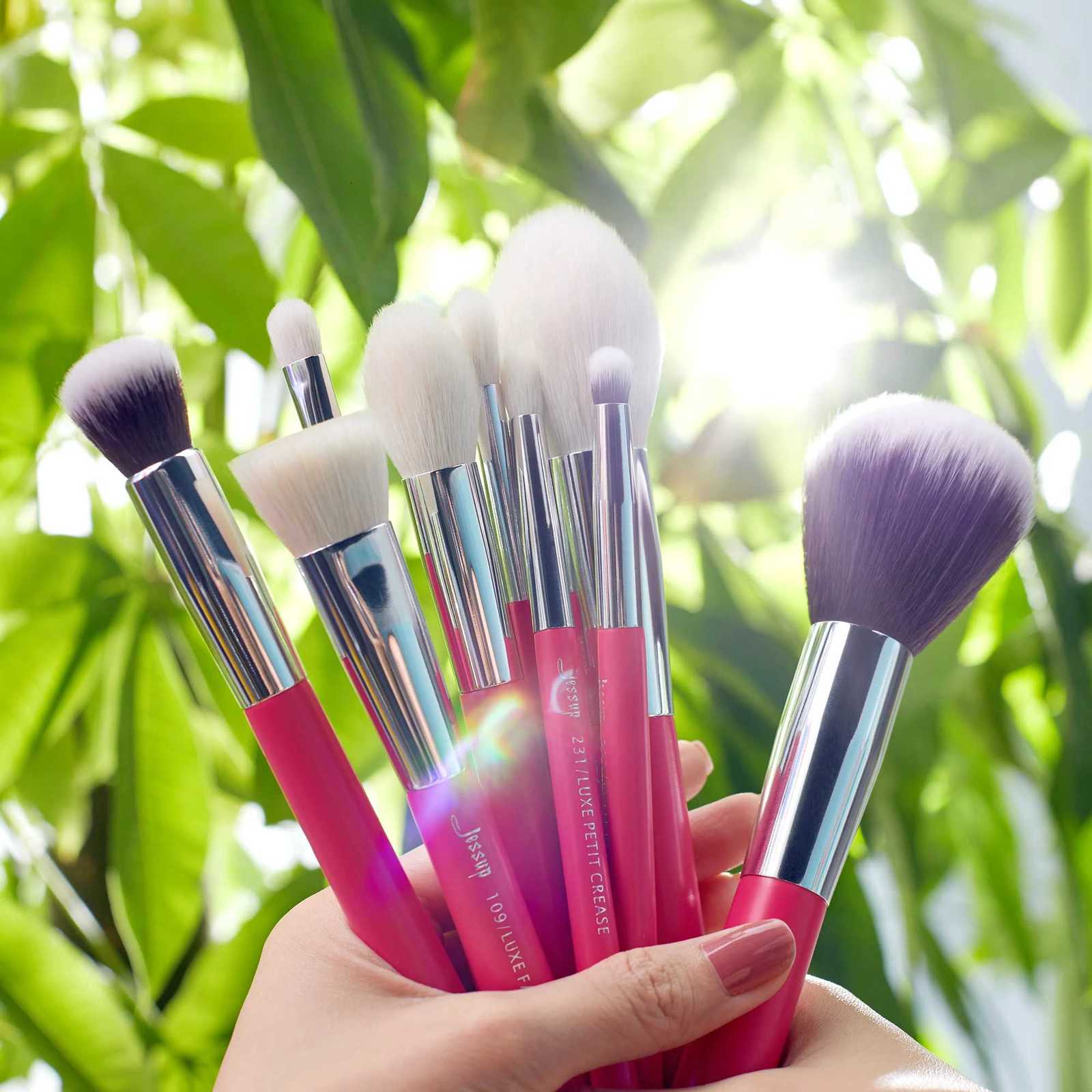 Jessup Makeup brushes set 25pcs Make up Brush Professional Natural-Synthetic Foundation Powder Blending Eyeshadow T195T251205