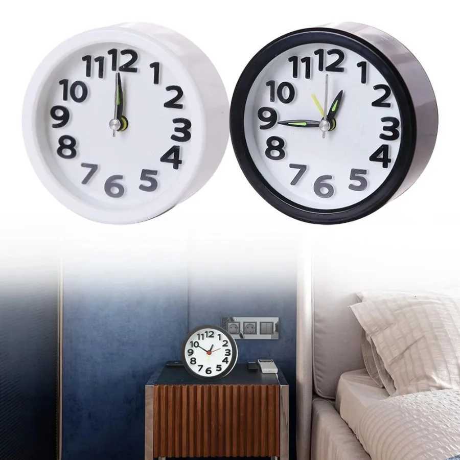 Square Round Alarm Clock Small Silent Table Alarm Clock Wake Up Clock Battery Powered Portable Alarm Clock M251205 - view 7