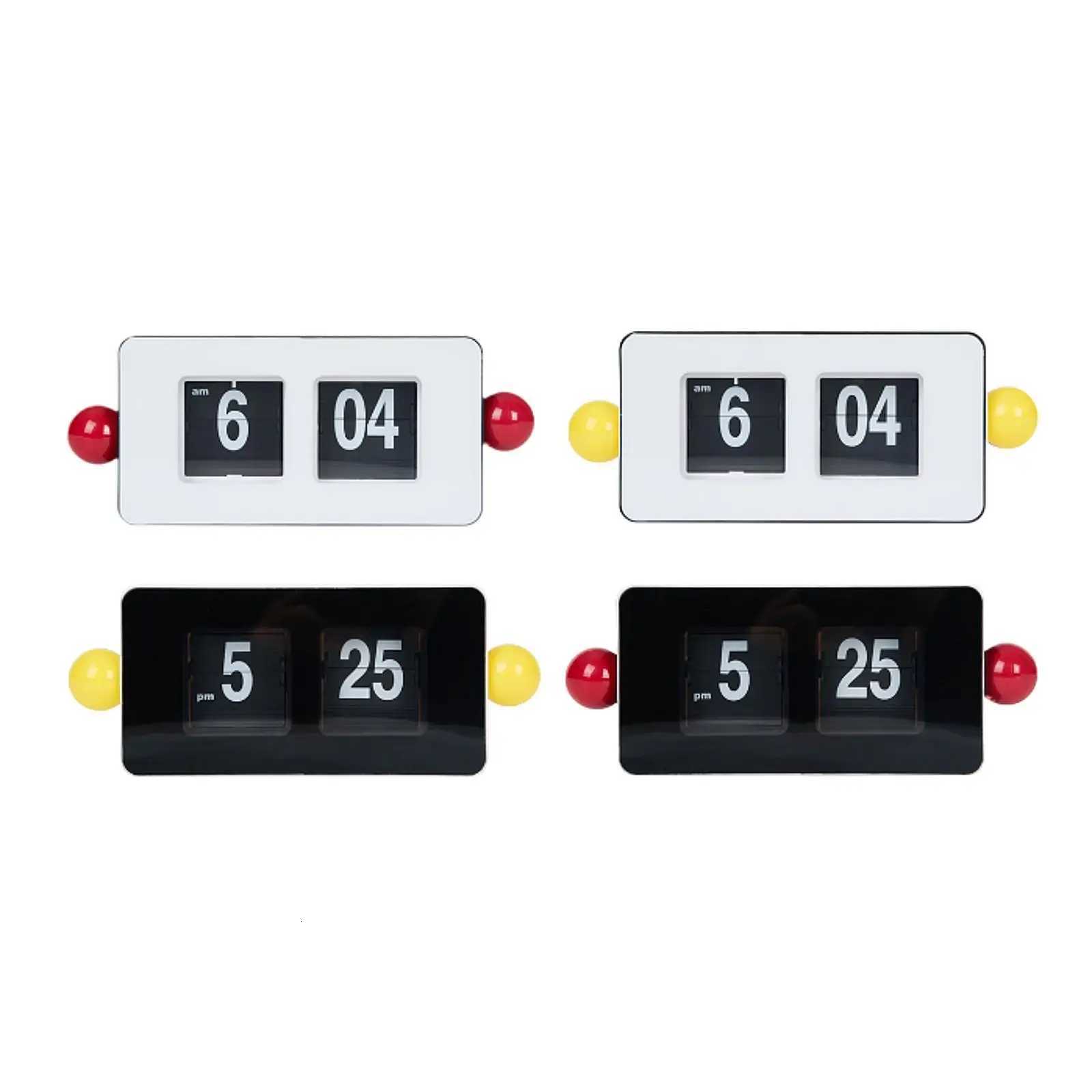 Auto Flip Table Clock Digital Display Novelty Artwork Home Furnishing Desktop M251205 - view 5