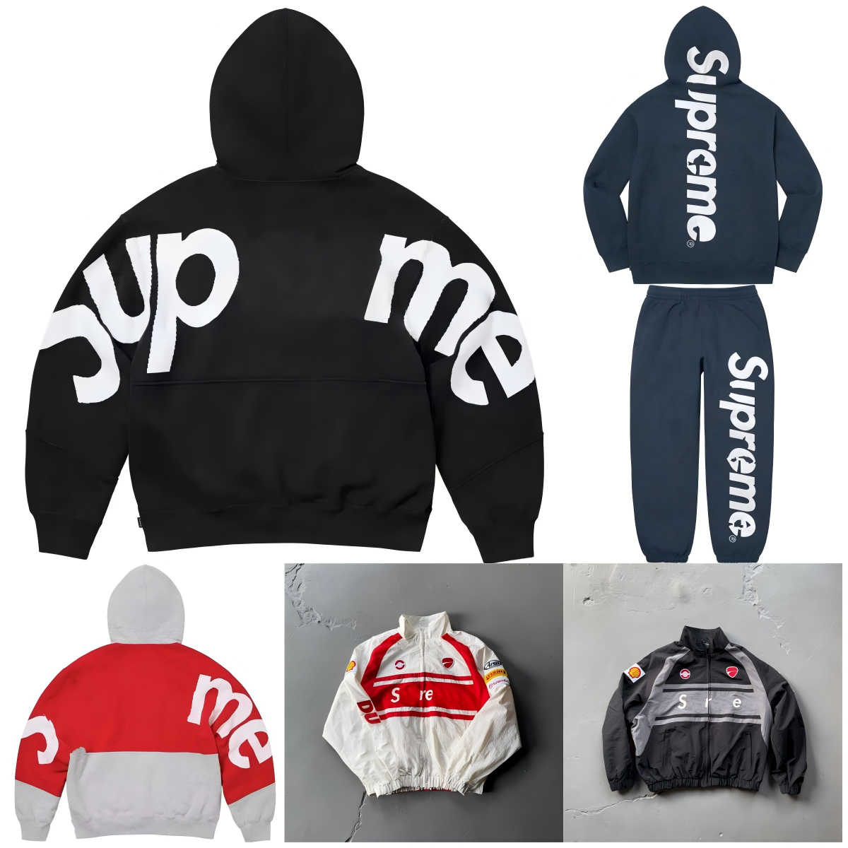 2025 New Men's hoodie designer superme hoodie American street fashion brand letter embroidery hoodie Sportswear Embroidered Patterns Retro Racing Jacket y2k 01