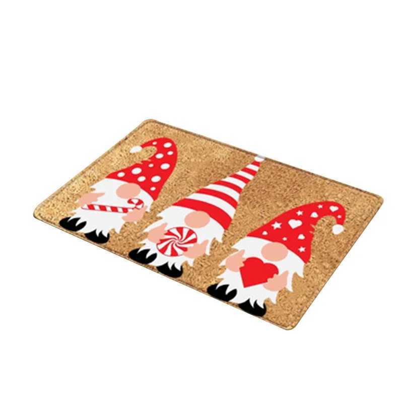 Christmas Welcome Sign Carpet Indoor Porch Rug Santa Decor Greeing Home Entrance Floor Welcome Door Mat Dwarf Christmas H251205