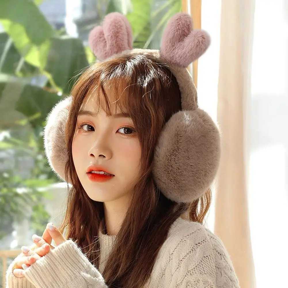 Fashion Deer Ear Earmuffs Foldable Anti-Freeze Ear Warmer Keep Warm Thickened Ear Cover for Women GirlsXJ251205 - view 5