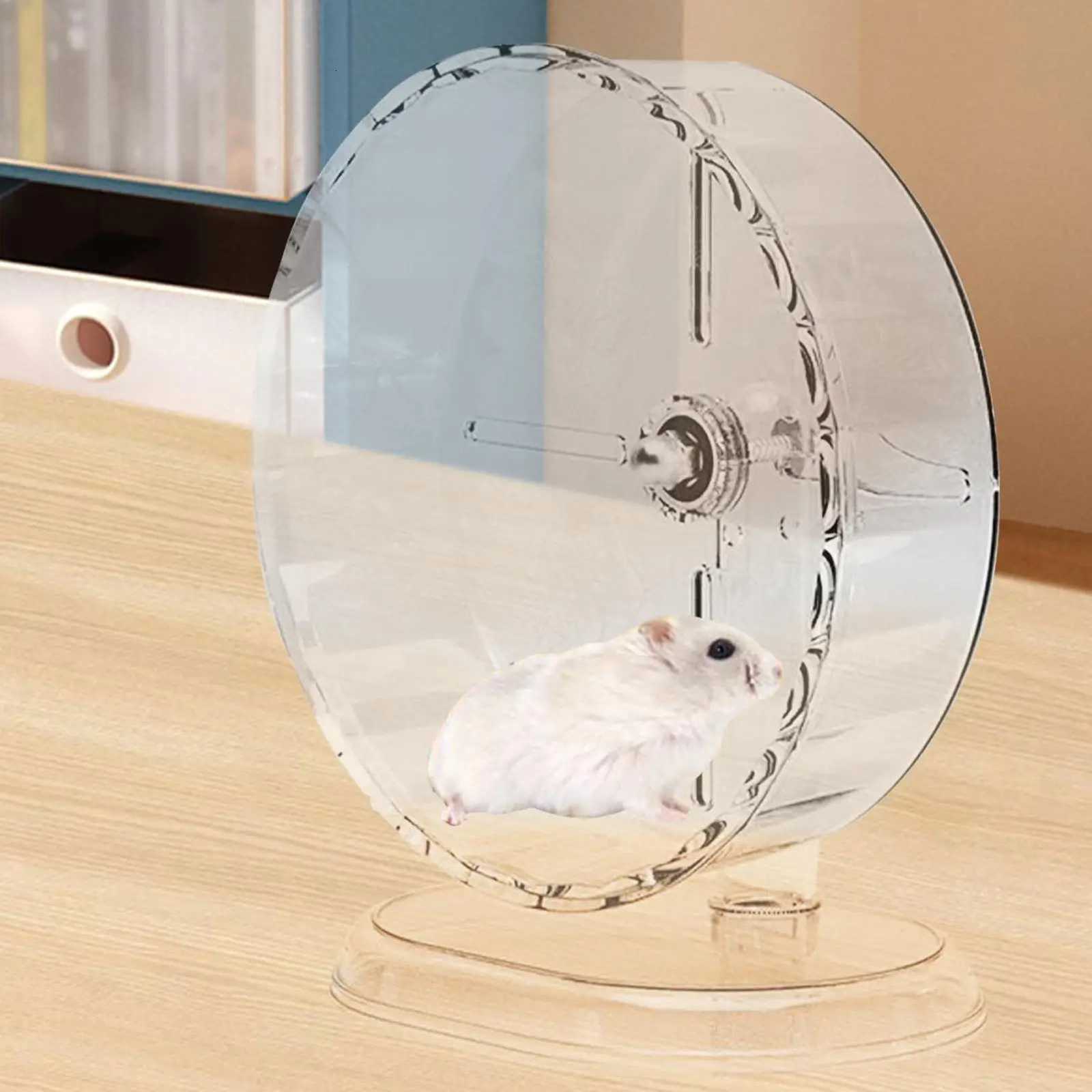 Hamster Running Sport Transparent Widened Running Wheel Support Toy Silent Spin With Height Adjustable M251205