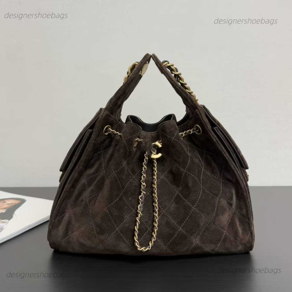 Evening Bags Designer Denim Brown Shoulder Handbags 2025 Designer Bag String Bucket Tote Large Hobo Suede Leather Gray Casual Dia Lattice Long Chain Crossbody 25C