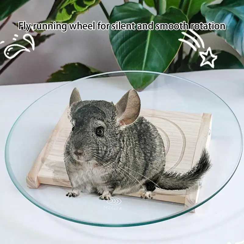 Exercise Wheel Hamster Small Animal Health Runner Silent Houses Habitats Toys Cage Accessory Running Spinner For Chinchillas M251205