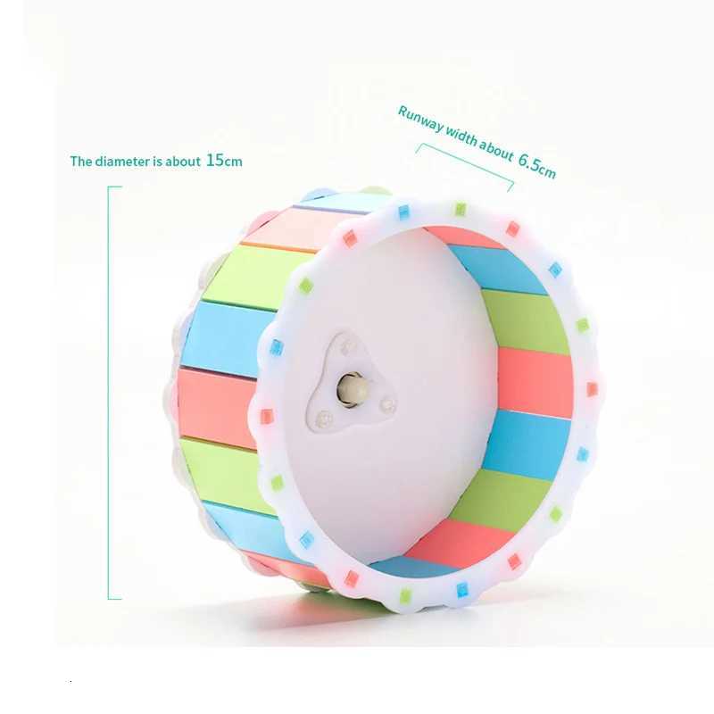 15cm Diameter Silent Exercise Cage Attachment Running Entertainment Wheel Hamster Toys Set M251205