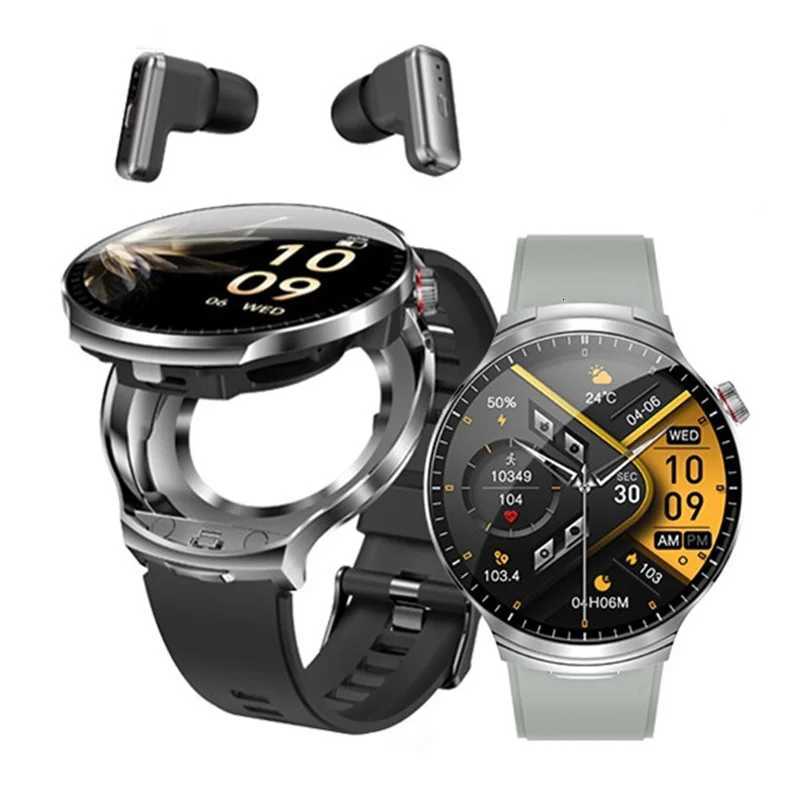 Smart Watch T100 BT Call Wireless Earbuds 2 in 1 TWS Earphone Fitness Tracker AI Noise Cancelling Music set Smartwatch Y251205