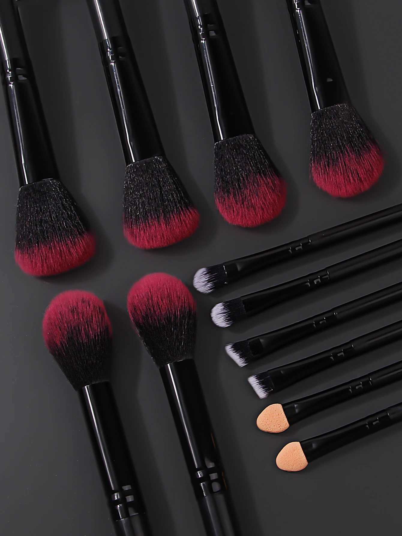16PCS Blush brush sponge eyeshadow brush eyeliner brush makeup brush set Soft makeup sponge egg powder puffT251205