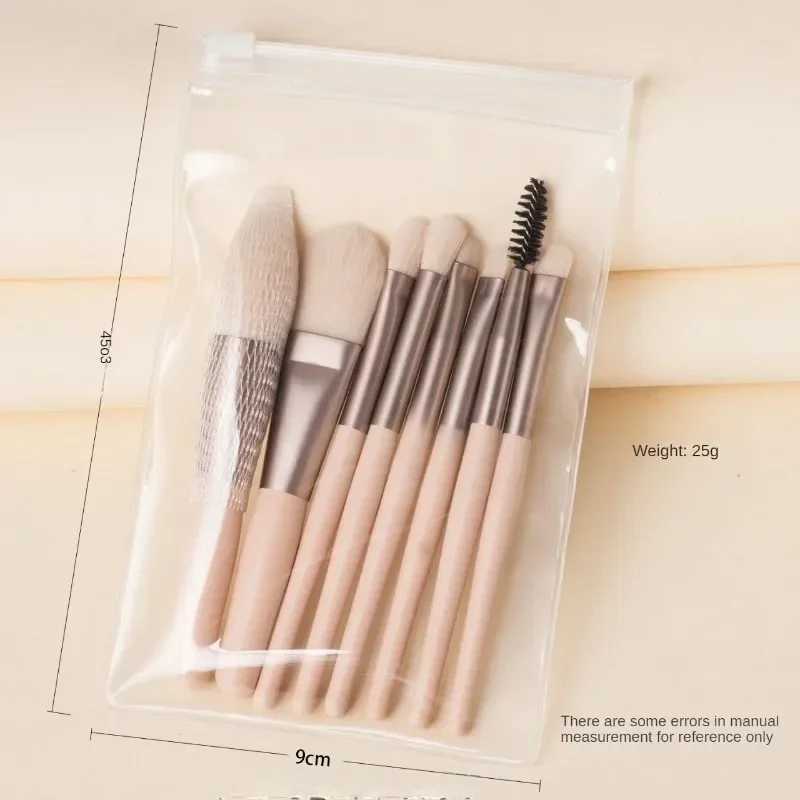 8Pcs Portable Makeup Brush Eyeshadow Foundation Blending Make up Soft Fluffy Cosmetics Concealer Makeup Brush Make Up SuppliesT251205