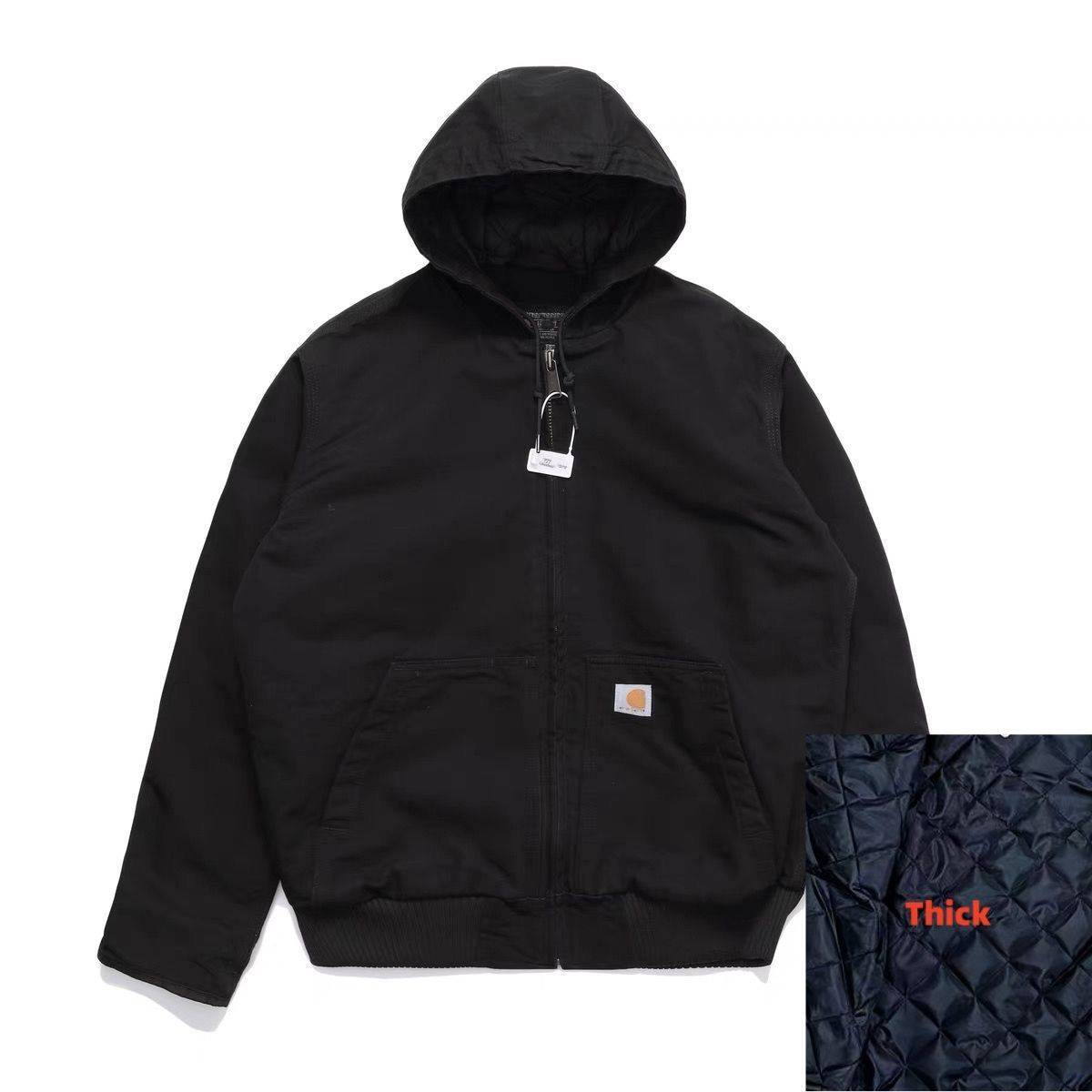 Designer Jacket Carharretly Vintage Windbreaker Veste Homme Doudoune Luxe Cardigan Sweatshirt Mens Jacket Classic Detroit Streatwear Carharttitys Jacket S-XL