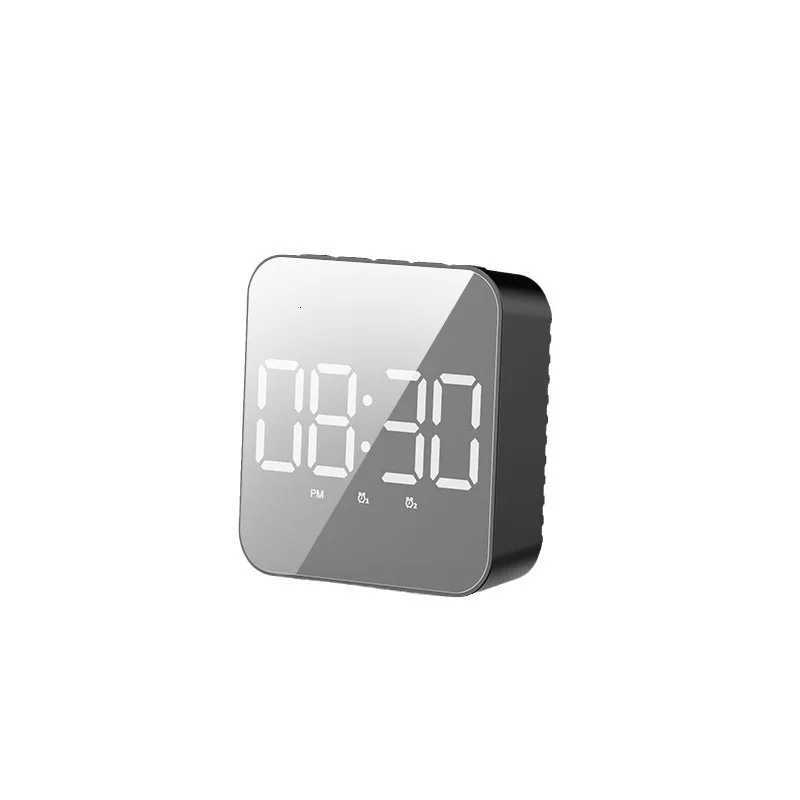 New LED Electronic Alarm Clock with Large Display Dual Power Voice Control Temperature for Students M251205 - view 6