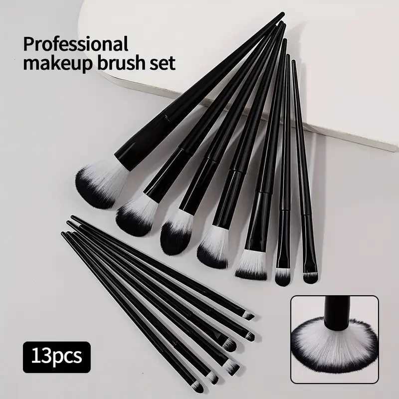 NEW 13PCS Makeup Brush Set Soft Fluffy Eye Shadow Foundation Blush Highlighter Concealer Brush Female Beauty Tool Christmas giftT251205