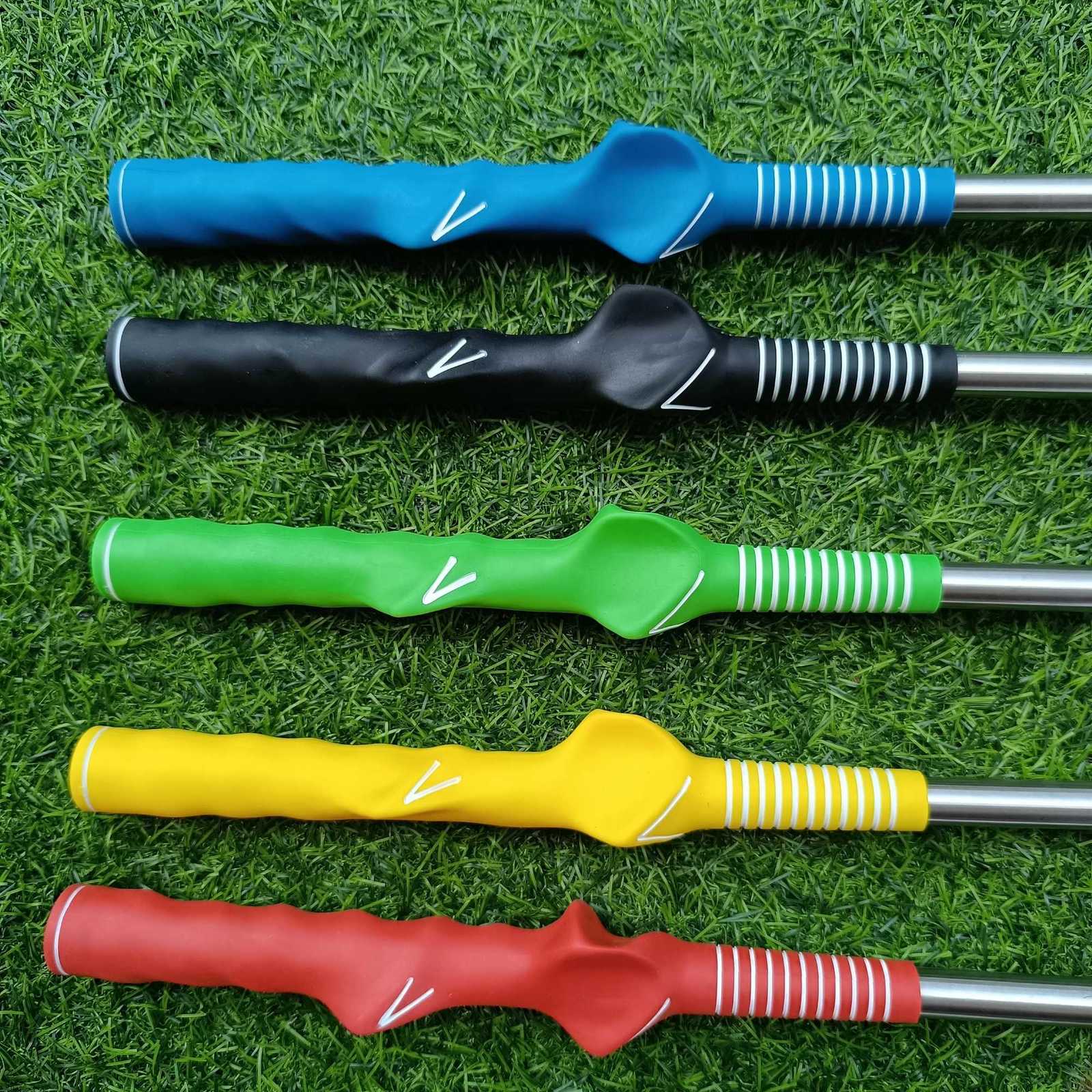 Retractable Golf Swing Training Aids Telescopic Golf Grip Trainer for Warm Up and Tempo Training Y251205