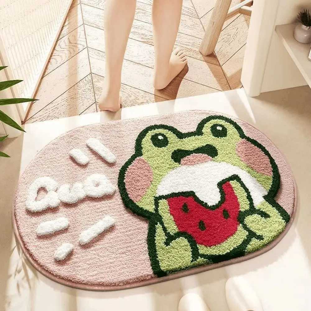VIKAMA Cartoon Bathroom Floor Mat Entrance Floor Protector Anti-Slip Mat for Bedroom Carpet for Living Room Home Decoration H251205