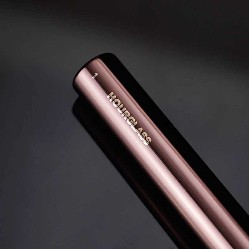 1pc Hourglass Powder Contour Makeup brushes Foundation Blusher Make up brush metal handle Concealer Bronzer high end with boxT251205