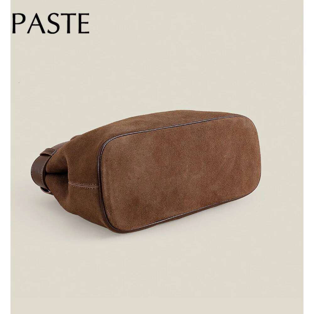 Luxury Bag Designer Shoulder Bags Totes Hobo New Collection Designer Matte Cow Leather Tote High End Cowskin Women Handbag Camel Coffee Color Female B