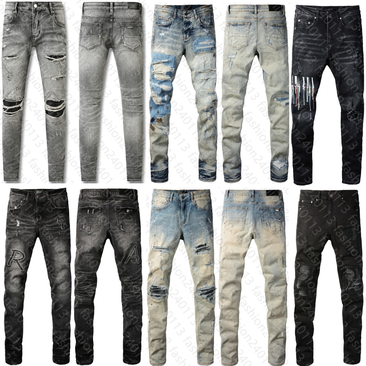 designer jeans for mens baggy jeans stacked jean shorts skinny jeans men high quality luxury embroidery denim slim fit jeans sweatpants designers joggers pants